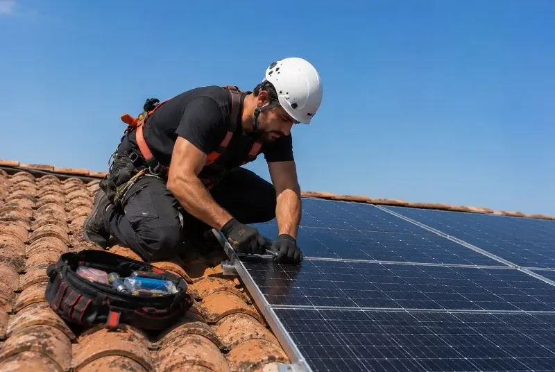 Maintenance et monitoring de panneaux solaires à la Digne-d'Amont